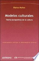 Libro Modelos culturales