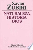 Libro Naturaleza, historia, Dios