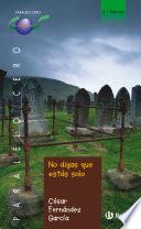 Libro No digas que estás solo (ebook)