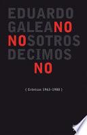 Libro Nosotros decimos no