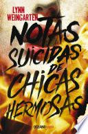 Libro Notas suicidas de chicas hermosas