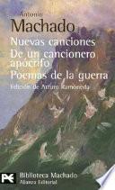 Libro Nuevas canciones. De un cancionero apócrifo. Poemas de la guerra