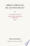 Libro Obras completas de Alfonso Reyes, I