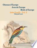 Libro Oiseaux dEurope John Gould Vol. 2 Les Passereaux