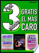 Libro Pack 3 ebooks, Gratis el más caro