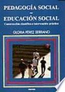 Libro Pedagogía social, educación social