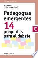 Libro Pedagogías emergentes