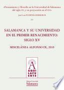 Libro Pensamiento y filosofía en la Universidad de Salamanca del siglo XV, y su proyección en el XVI