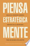 Libro Piensa estratégicamente