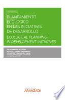 Libro Planeamiento ecológico en las iniciativas de desarrollo