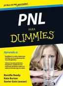 Libro PNL para dummies / NLP for Dummies