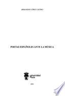 Libro Poetas españoles ante la música