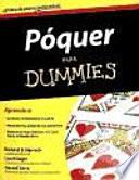 Libro Póquer para dummies