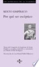 Libro Por qué ser escéptico