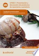 Libro Presentación y decoración de productos de repostería y pastelería. HOTR0109