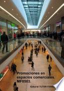 Libro Promociones en espacios comerciales. MF0503.