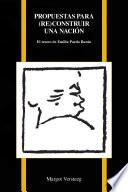 Libro Propuestas par (re)construir una nación
