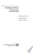 Libro Recollections of Mexico