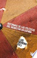 Libro Reformas de las políticas del bienestar en España