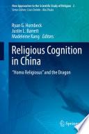 Libro Religious Cognition in China