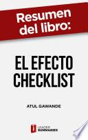 Libro Resumen del libro El efecto Checklist de Atul Gawande