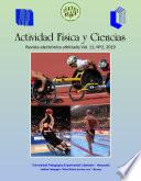 Libro Revista Actividad Física y Ciencias, vol 11, Nº2, 2019