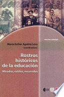 Libro Rostros históricos de la educación