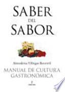 Libro Saber del sabor. Manual de cultura gastronómica
