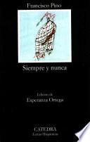 Libro Siempre y nunca