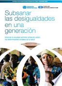 Libro Subsanar Las Desigualdades En Una Generacin