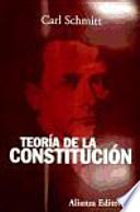 Libro Teoría de la constitución