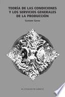 Libro Teoría de las condiciones y los servicios generales de la producción