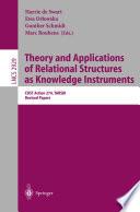 Libro Theory and Applications of Relational Structures as Knowledge Instruments
