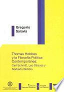 Libro Thomas Hobbes y la filosofía política contemporánea. Carl Schmitt, Leo Strauss y Norberto Bobbio