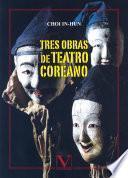 Libro Tres obras de teatro coreano