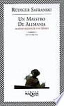 Libro Un maestro de Alemania