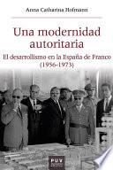 Libro Una modernidad autoritaria