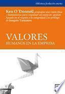 Libro Valores humanos en la empresa