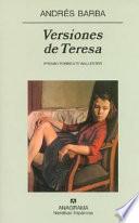 Libro Versiones de Teresa