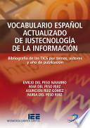 Libro Vocabulario español actualizado de iustecnología de la información
