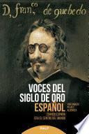 Libro Voces del siglo de oro español