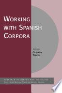 Libro Working with Spanish Corpora