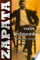Libro Zapata, voces y testimonios