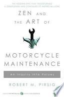 Libro Zen and the Art of Motorcycle Maintenance